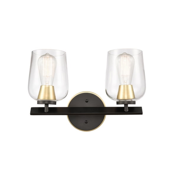 Innovations 208L-BAB-G54 2 Vertical Bath Vanity Light Black Antique Brass Innovations 208L-BAB-G54 2 Vertical Bath Vanity Light Black Antique Brass